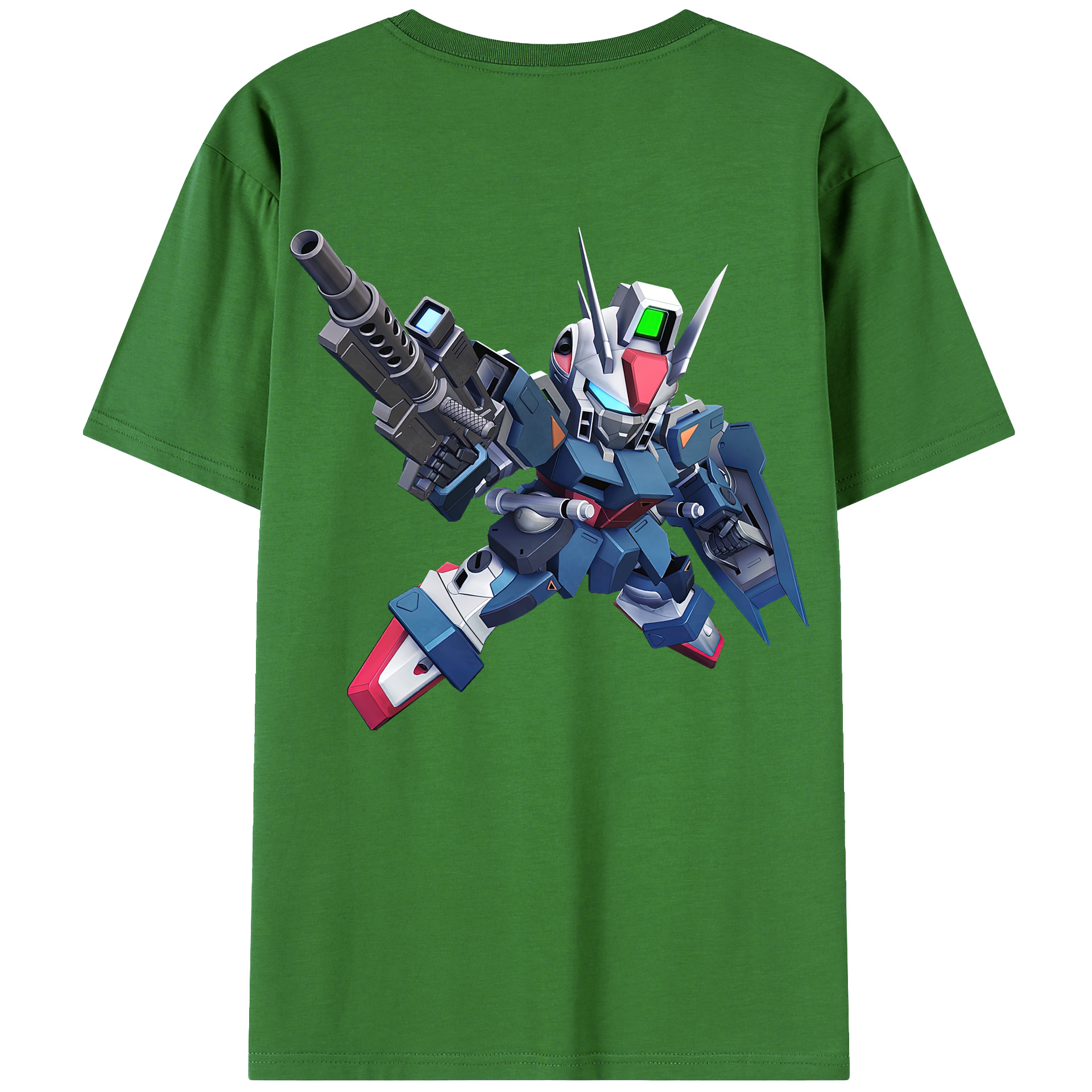 （画像用） 機動戦士ガンダム Mobile Suit Gundam レディース半袖Tシャツ(バックプリント)